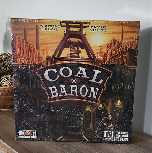 🎲🏭 Coal Baron Board Game Brand New, Factory Sealed! Perfect family game night - Picture 6 of 13
